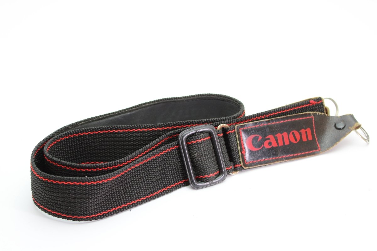 Canon Black/Red Camera Strap (#2315) - Canon