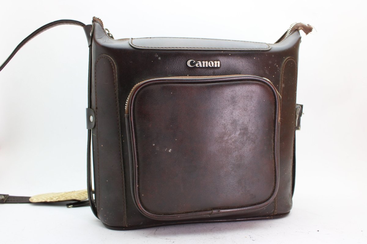 Canon Brown Leather Shoulder Bag (#2213) - Canon