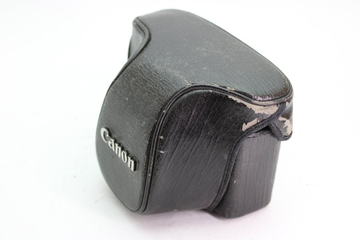 Canon Canonet 28 Black Leather Case (#2200) - Canon