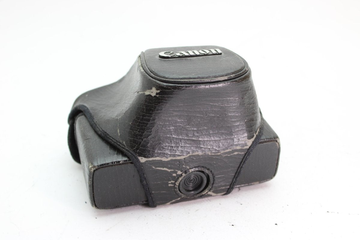 Canon Canonet 28 Black Leather Case (#2200) - Canon