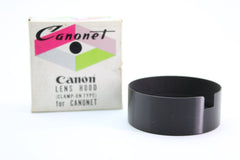 Canon Canonet Lens Hood (Clamp - On) (#2987) - Canon