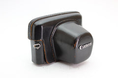 Canon Dark Brown Leather Case (#2790) - Canon