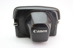 Canon Dark Brown Leather Case (#2875) - Canon