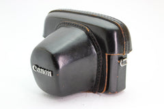 Canon Dark Brown Leather Case (#2876) - Canon