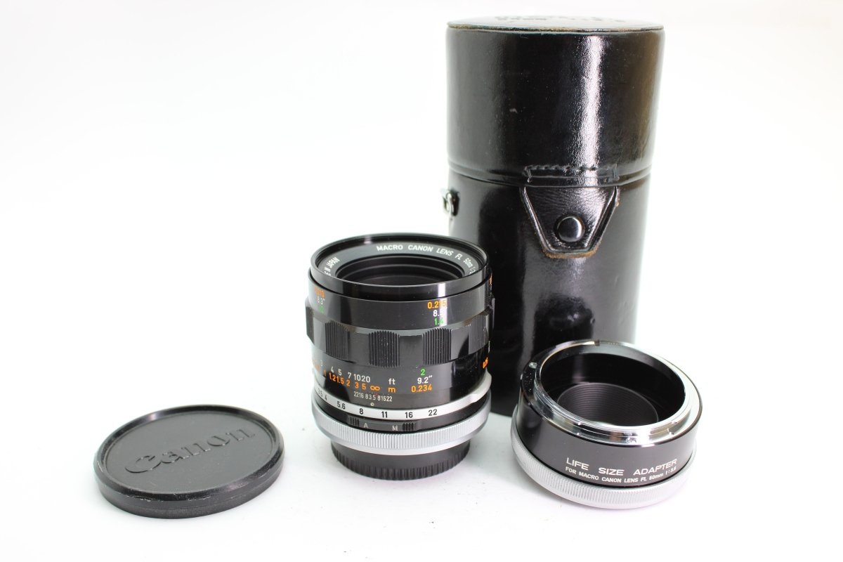 Canon FL 50mm f3.5 Macro Set (#2522) - Canon