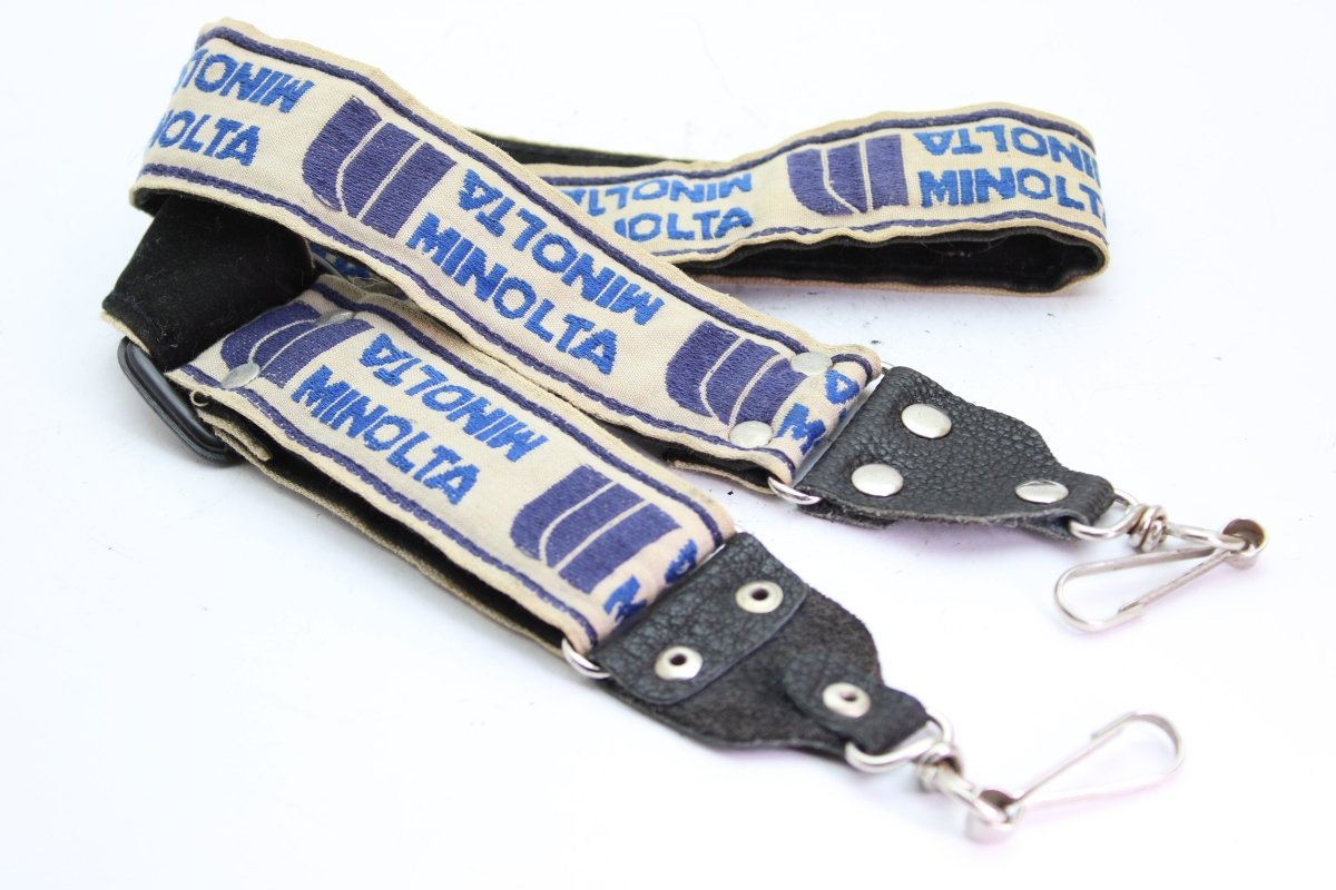 Minolta Blue/White Camera Strap (#2964) - Minolta