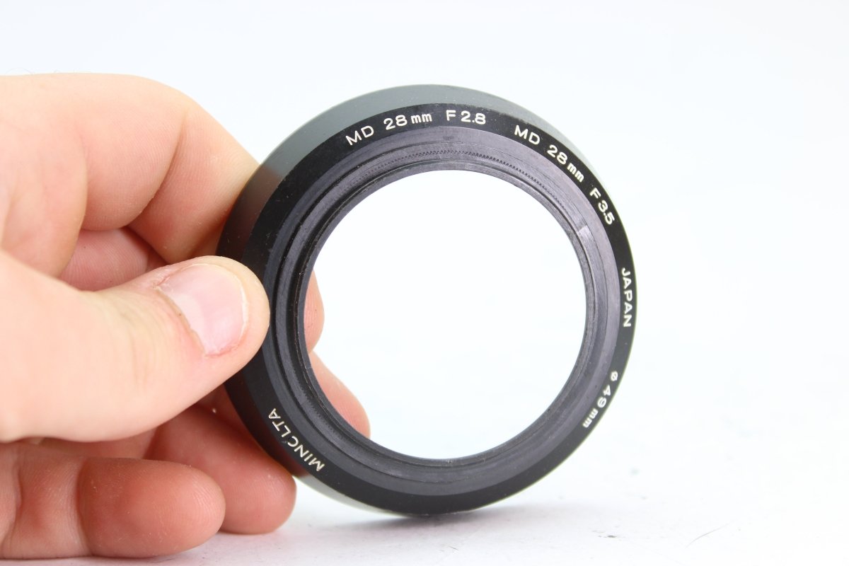 Minolta MD 28mm f2.8 28mm f3.5 Lens Hood (#2101) - Minolta
