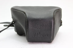 Nikon F Black Leather Case (#2887) - Nikon