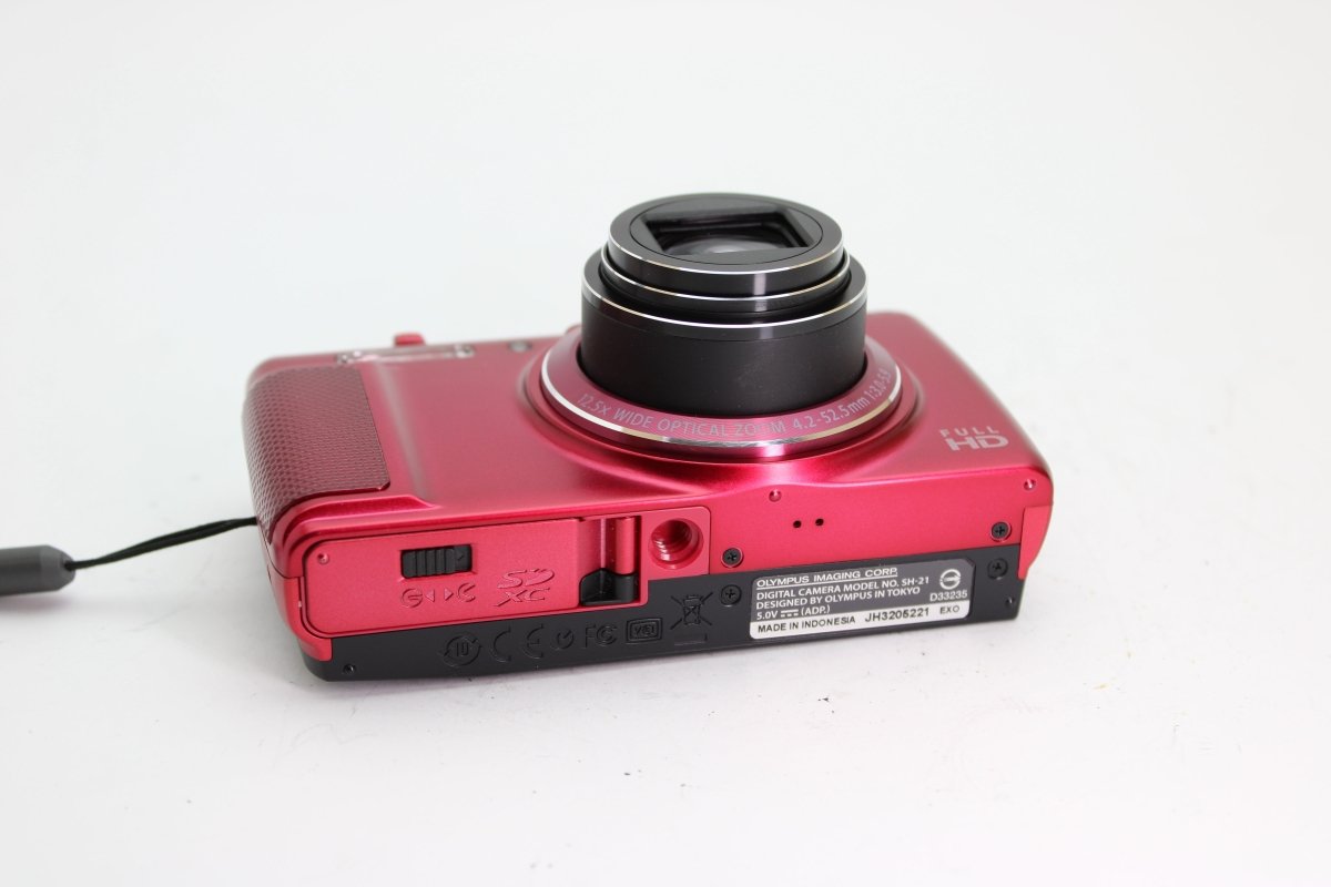 Olympus SH - 21 Red Digital Camera 16MP (#2534) - Olympus