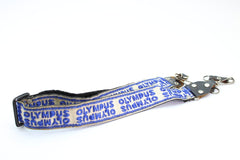 Olympus White/Blue Camera Strap (#2312) - Olympus