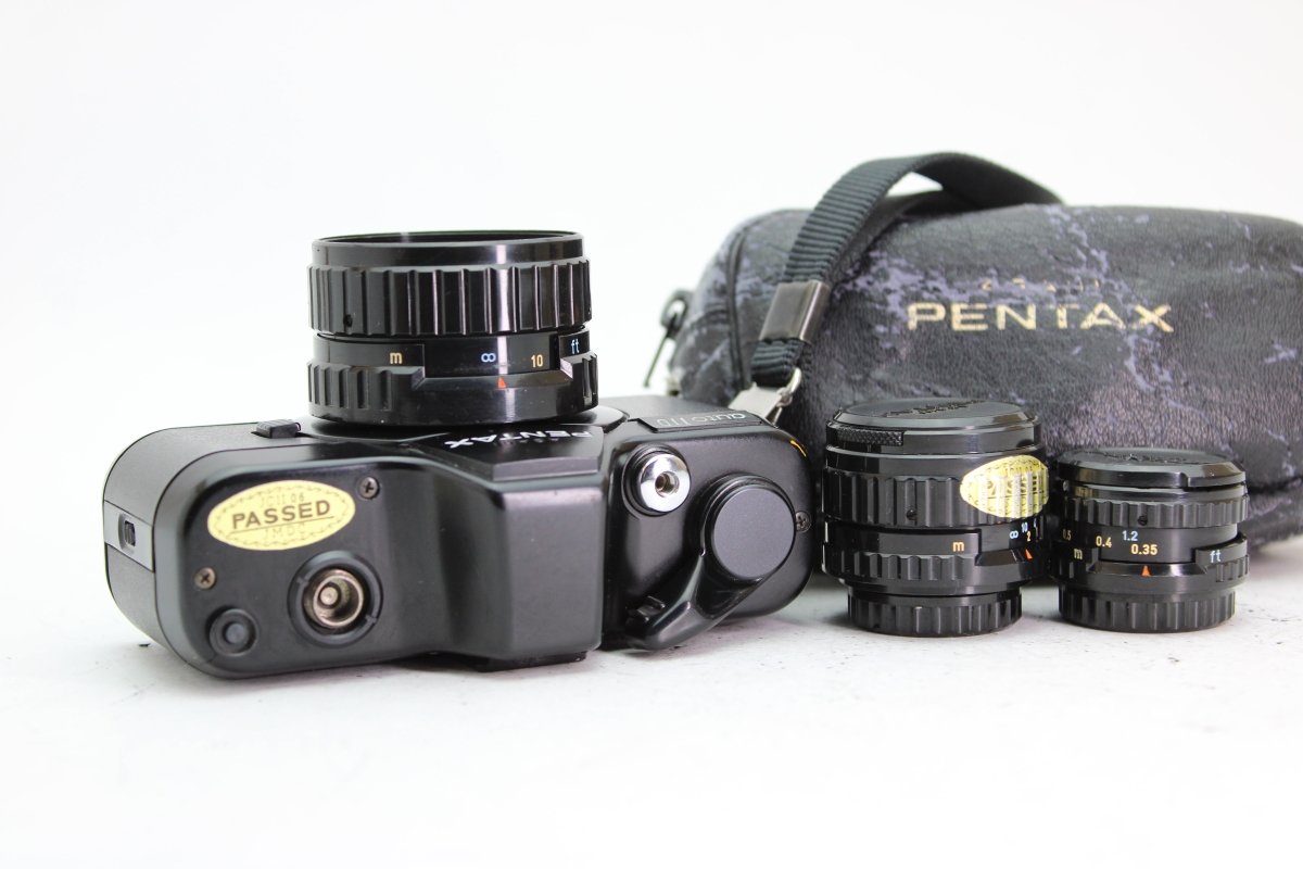 Pentax Auto 110 Set with 50mm, 24mm, 18mm lenses (#2256) - Pentax