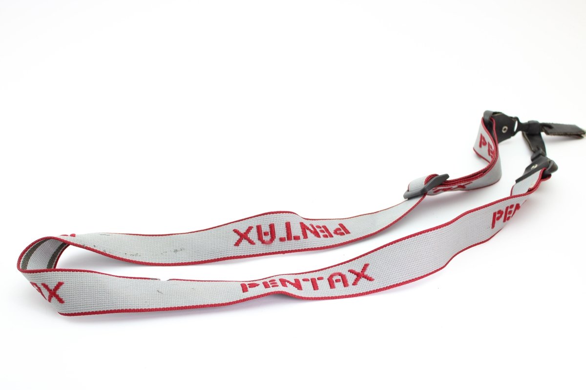 Pentax Gray/Red Camera Strap (#2308) - Pentax