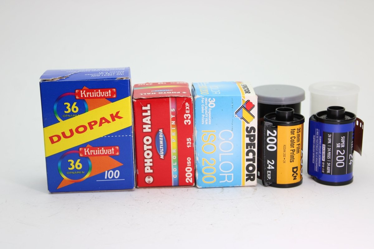 Variety Pack 6 Rolls of Expired 35mm Film (#2594) - Kodak