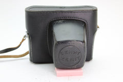 Zenit Black Leather Case with Strap (#2884) - Zenit