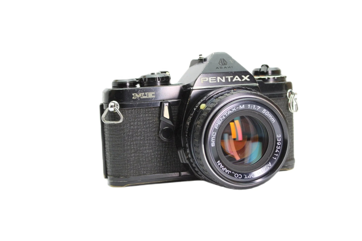 Pentax ME Black + 50mm Lens - Pentax K